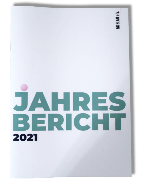 Foto vom Titelblatt des Jahresberichts 2021